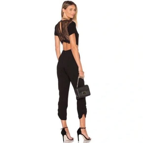 Lovers + Friends Lace Cutout Jumpsuit